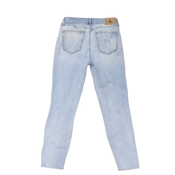 Calvin Klein High-Rise Skinny Ankle - Light Blue Jeans - Picture 7 of 10